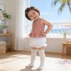 Baby Girl Summer Cotton Linen Tank Romper Set