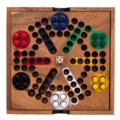 Настольная игра - ENGELHART - Игра в Лудо - Акациевое дерево - От 2 до 6 игроков - С 4 лет