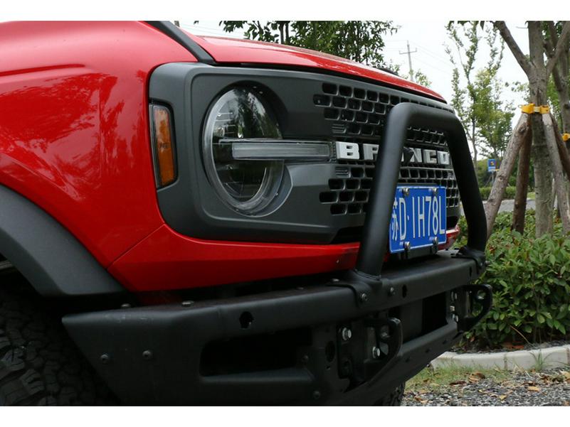Ford Bronco Off-Road Front Bumper Bull Bar Trim - Hole-Free, Anti-Collision Accessory