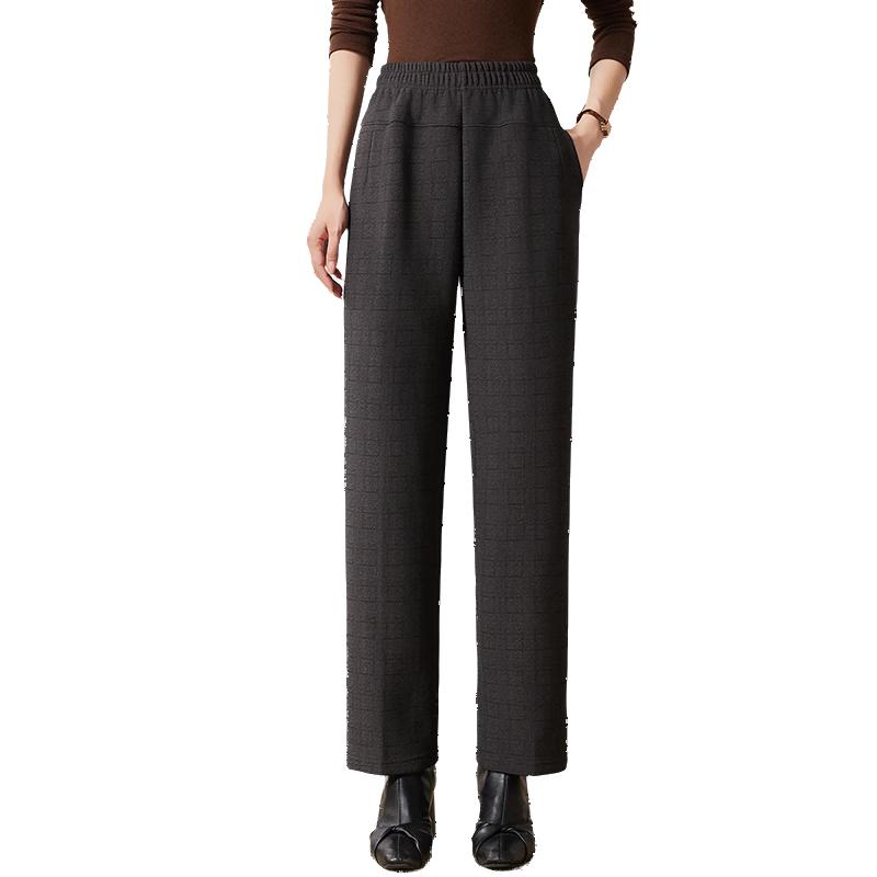 Yuzhaolin Mid-Aged Women's Spring Autumn Casual Straight Leg Pants Y243K2007
