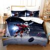 3D хоккейная серия, комплект постельного белья, спортивный пододеяльник, наволочка, 2/3 шт. DE135 * 200, для комнаты для мальчиков, полный размер, мягкое моющееся украшение для дома