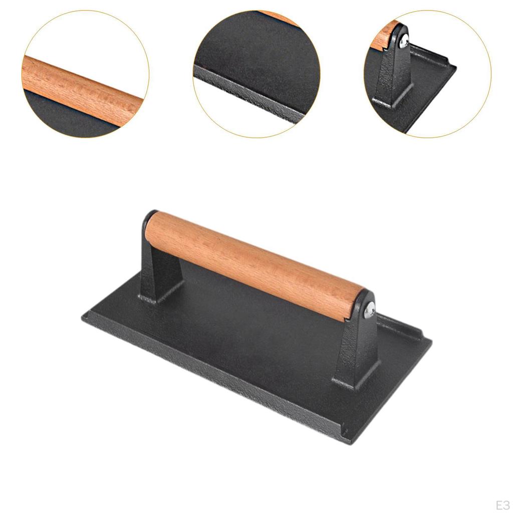 Бургер Пресс Барбекю Чугунный Антипригарный Сверхпрочный Гамбургер Стейк Для Дома