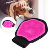 1PCS Pet Dog Cat Breathable Massage Glove Grooming Hair Comb Cleaning Bath BrushPink