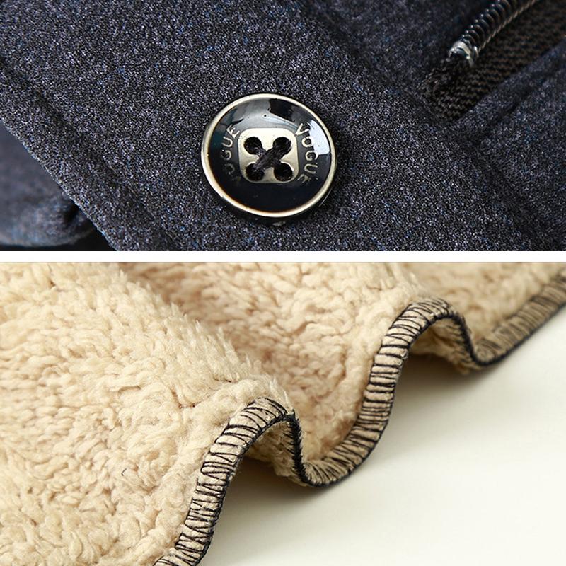 Мужские толстые бархатные теплые брюки, шерстяные флисовые брюки, повседневные прямые брюки, гибкие ветрозащитные брюки, деловые брюки для мужчин