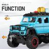 Дорожная версия 1/24 Benz G63 6*6 Шины Сплав Пикап Модель автомобиля Литье под давлением Металл Внедорожники Модель автомобиля Звук Свет Детская игрушка Подарок