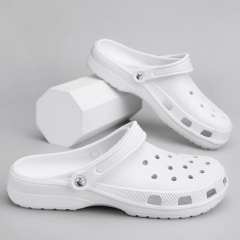 Cross The Same Hole Shoes Men And Women Couples Large Size Bag Head Slippers Fashion Versatile Outdoor Beach Eva Cool Slippers