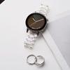Women Bracelet for Samsung Galaxy Watch 7 6 5 4 40/44mm 5Pro 45mm Clear Laser Band for Huawei Watch GT2-3 42mm/Amazfit GTS 2-3-4