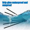 6 PCS 15 LED Strip Underbody Light, 1Ft 12V Waterproof Car Led Interior Exterior Strip Light with 6 Inch Wire, Flexible Auto Light Strip Decoration