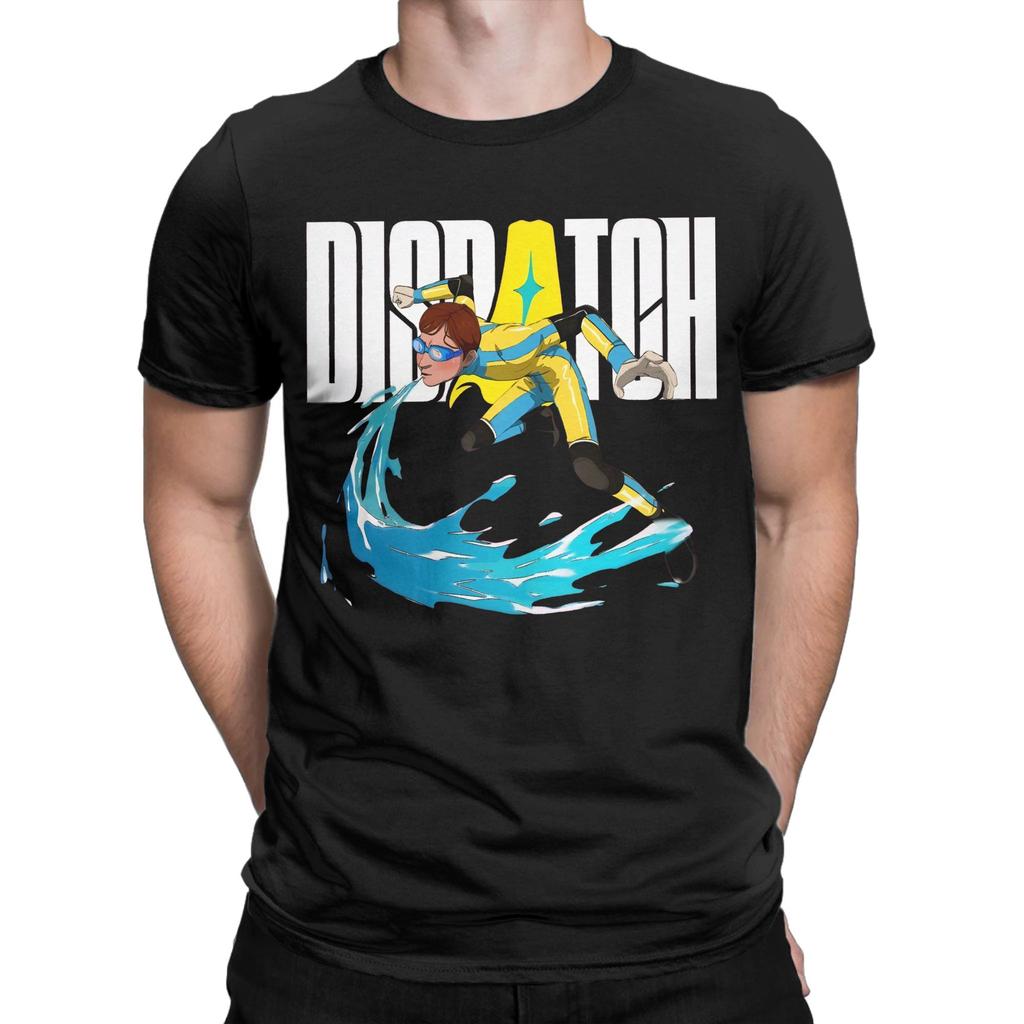 PUNCH UP DISPATCH Супергерой Одежда Мужская Женская Футболка Хлопковая Футболка Модная Футболка Одежда