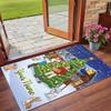 Crystal Velvet Rug Custom Name Text, Soft Non Slip Floor Mat Home DecorBibi & Tina