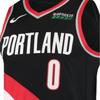 Nike Мужская баскетбольная майка НБА Черная Умеренный прямой крой AV2696-010
