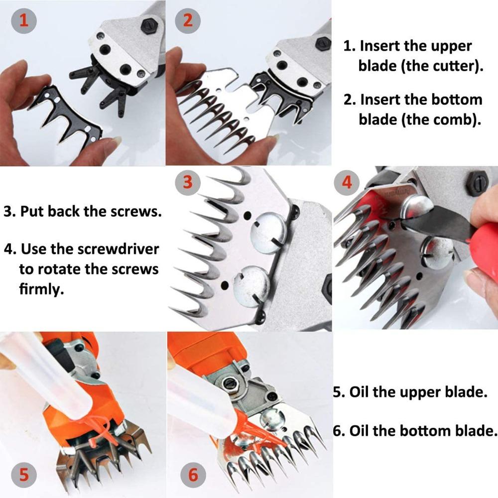 Straight Blade Electric Sheep Shear Blade 9 Tooth Sheep Shear Blade Goats Grooming