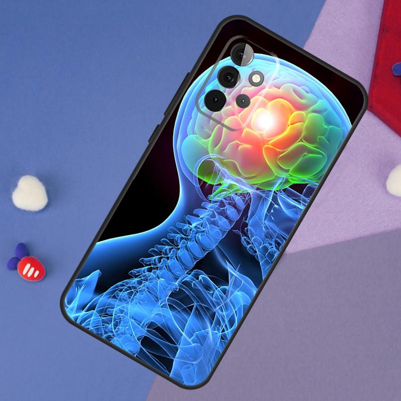 Медицинский Человеческий Орган Мозг Чехол Для Samsung Galaxy A15 A54 A34 A14 A13 A53 A16 A26 A36 A56 A12 A22 A32 A52 A06 A35 A55