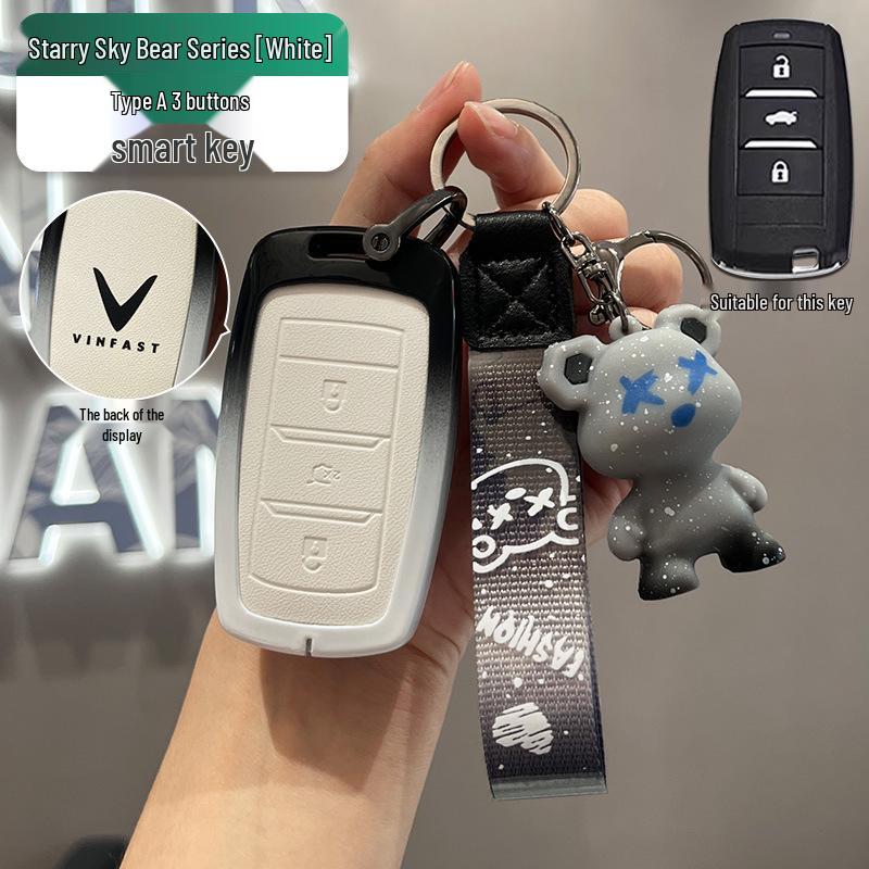 Чехол для ключа автомобиля Vinfast Вьетнам, полнопокрытый металлический корпус для Zhonghua V5 с премиальной пряжкой H330