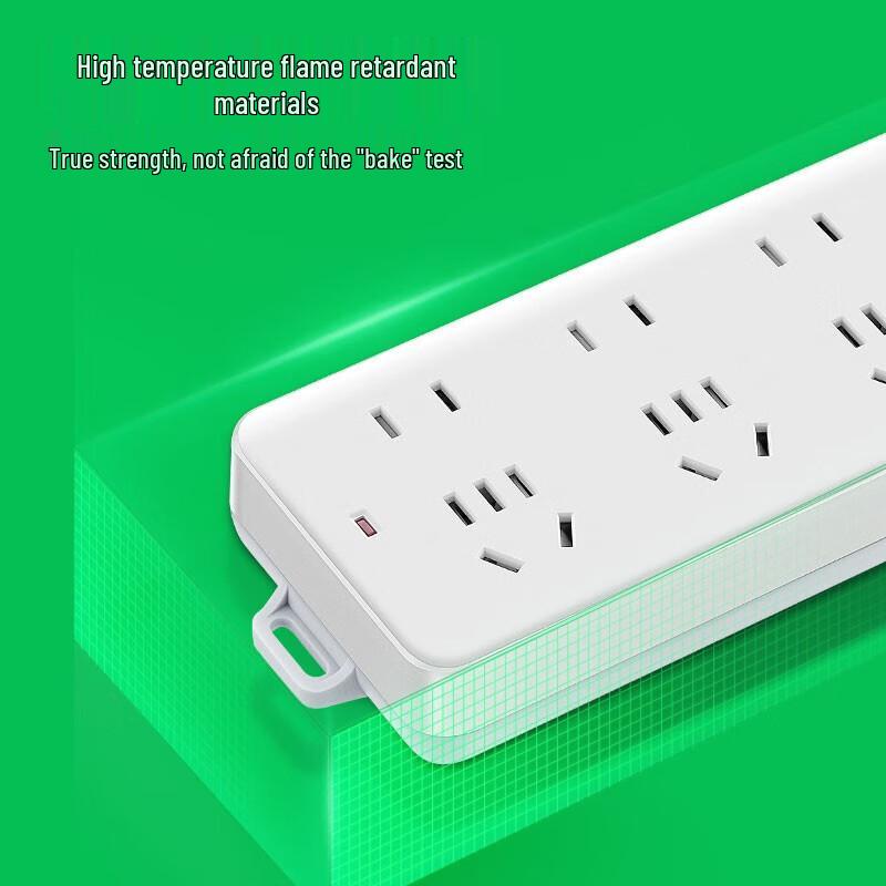BULL New Standard 8-Outlet Power Strip, 5m Cable