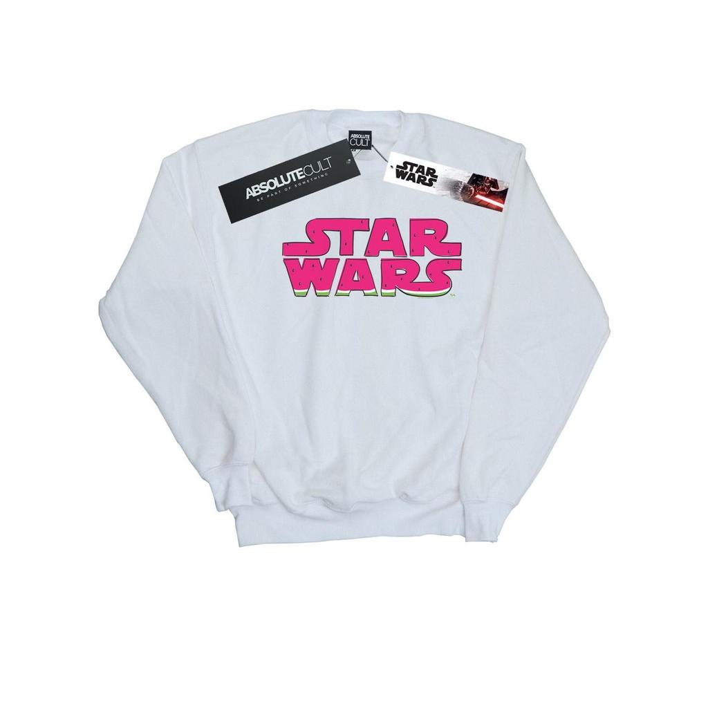 STAR WARS Mens Watermelon Logo Sweatshirt