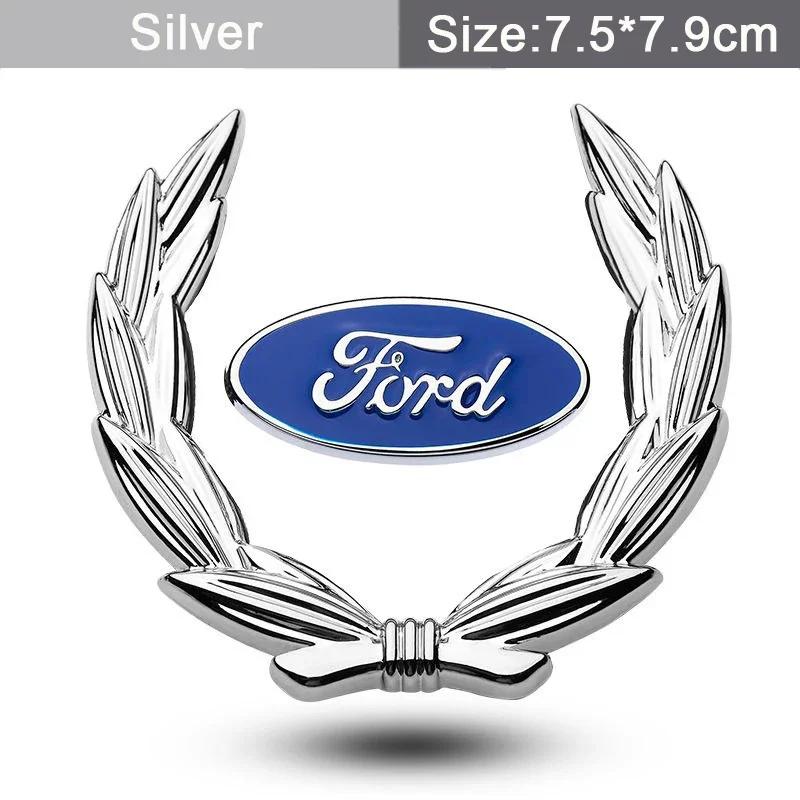 Car Personality Badge Stickers Emblem Decal for Ford Mustang 2015 Mondeo Focus F150 MK2 MK3 Fusion MK7 Ranger Car Accessories BR9