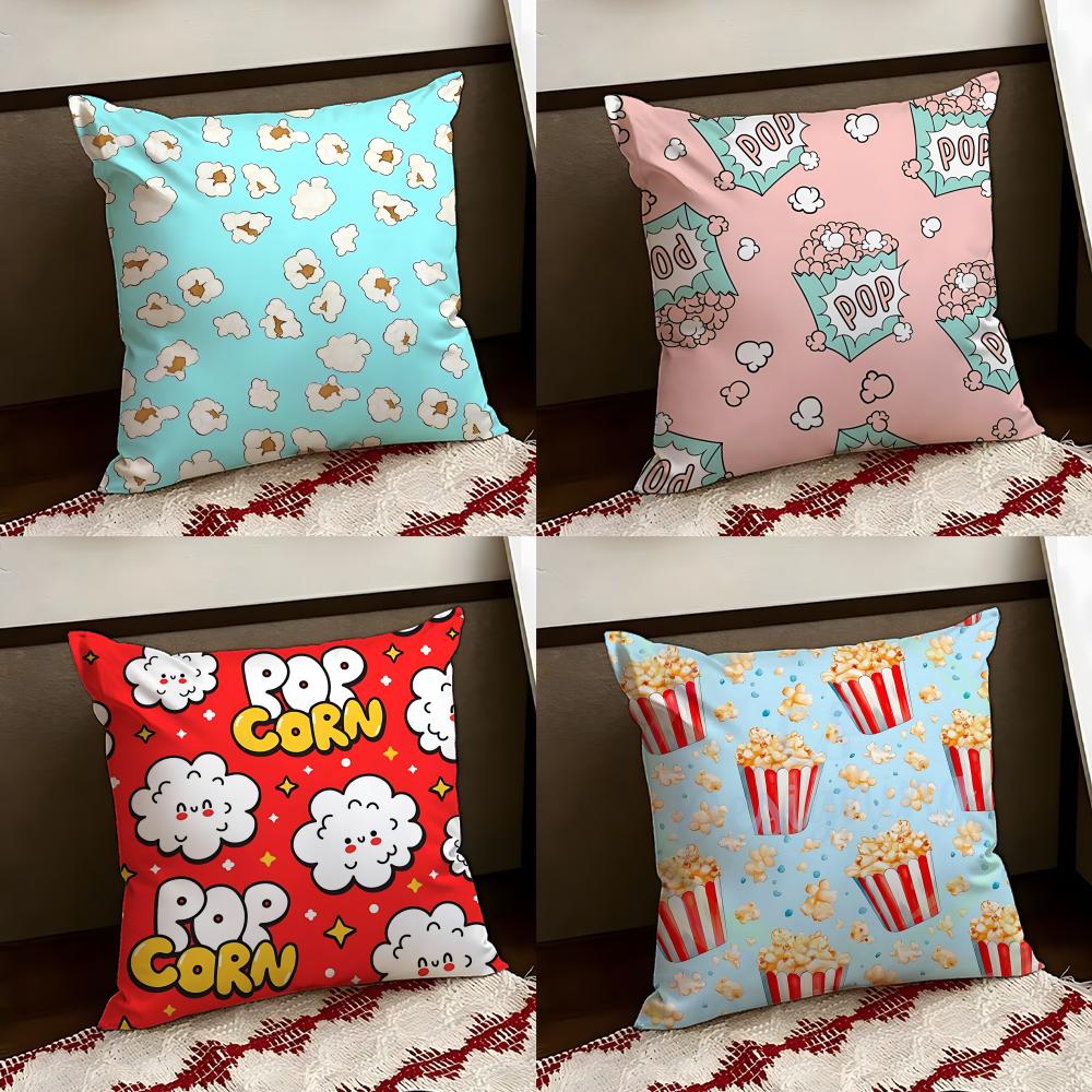 Buttery popcorn Cushion Cover Reversible Soft Durable Pillow Cover Home Car MultiScene Use for Daily Comfort
