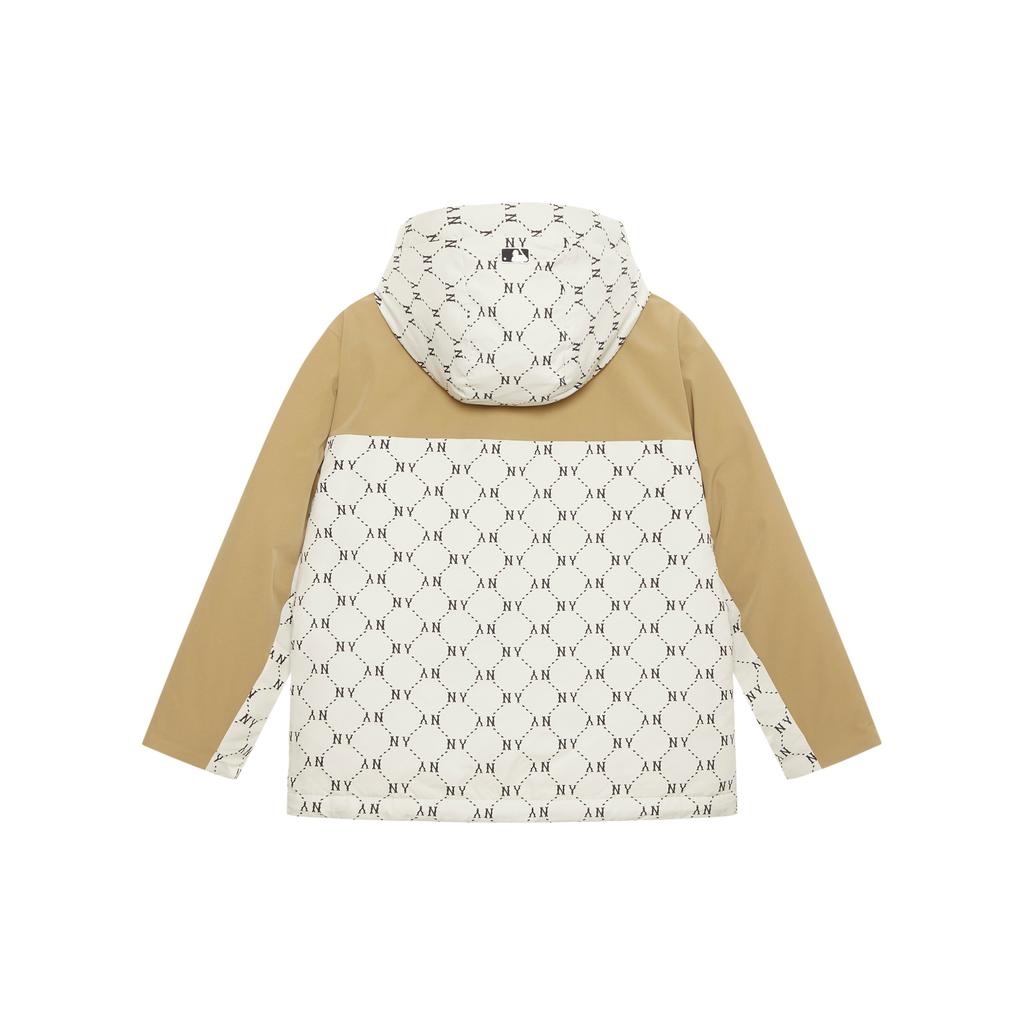 New MLB MONOGRAM Collection New York Yankees FW24 Jacket Unisex Cream 3ADJM0846-50CRD