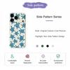 For iPhone 17 Pro Max Case Blue Turtle Pattern Printing Straight Edge TPU Phone Back Cover