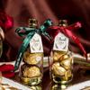 Милая пластиковая бутылка шампанского Конфетница DIY Креативная коробка для хранения конфет Мини-упаковка Подарочные коробки Душ