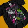 Demon Slayer Shirt Tomioka Giyu Tshirt Tanjiro T-Shirt Muzan Doma Kokushibo Tee