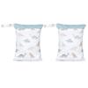 Pokmil Waterproof Diaper Pouches and Perfect for Wet Baby and Preschool Perfect for the and Gym Perfect for Boys and Girls (2-Pack) - Water-Repellent,