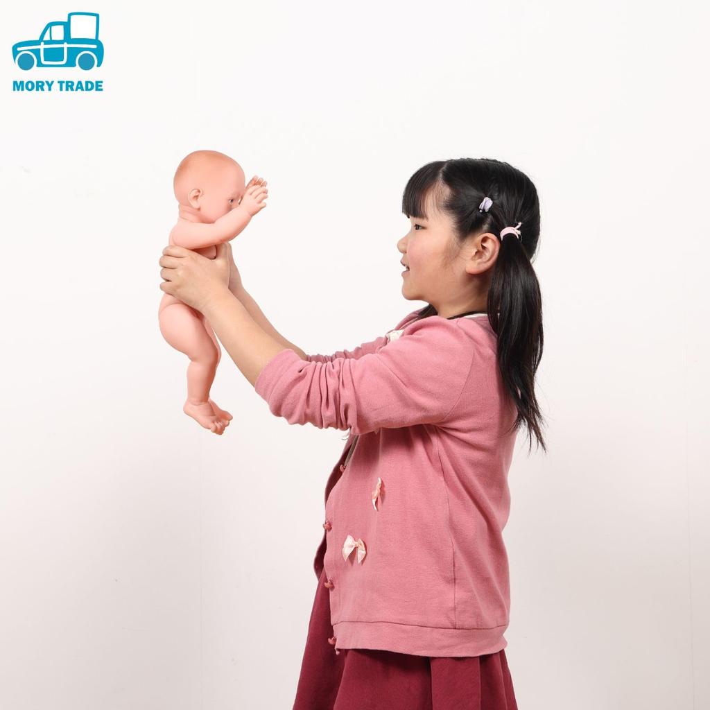 MORYTRADE Кукла для игры в больницу, Кукла-мама, Двигающаяся кукла, Кукла для массажа младенца, Красивые глаза, 40 см, 6+ Мальчики + Одежда