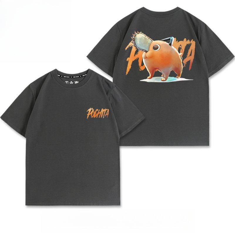 Pochita Chainsaw Unisex Anime Printed Tshirt Unisexs and Womens Tshirt Unisexs Top Sports Tshirt 2026 Summer New Tee