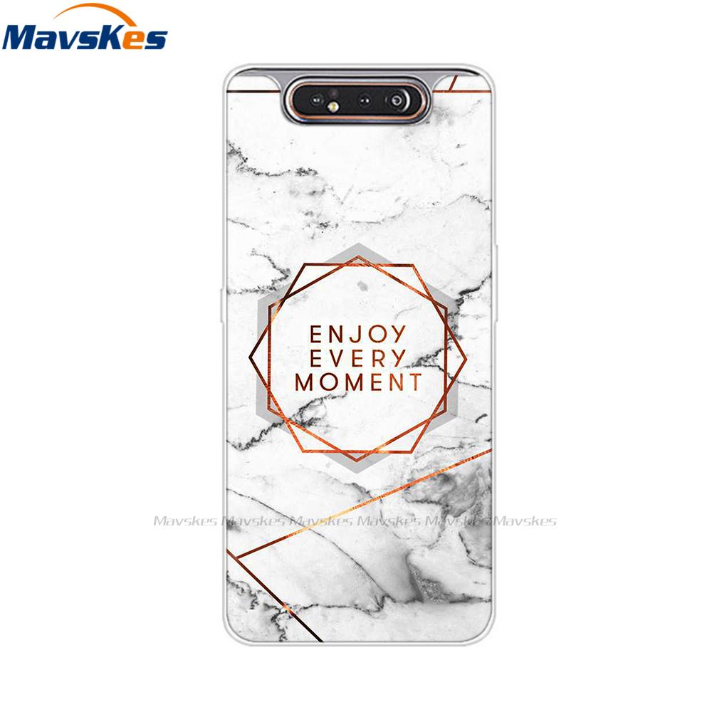 Чехол для Samsung Galaxy A80 A805 Силиконовый Мягкий ТПУ Чехол для Телефона Для Samsung A80 2019 A 80 GalaxyA80 A805F A805 SM-A805F/DS Обложка