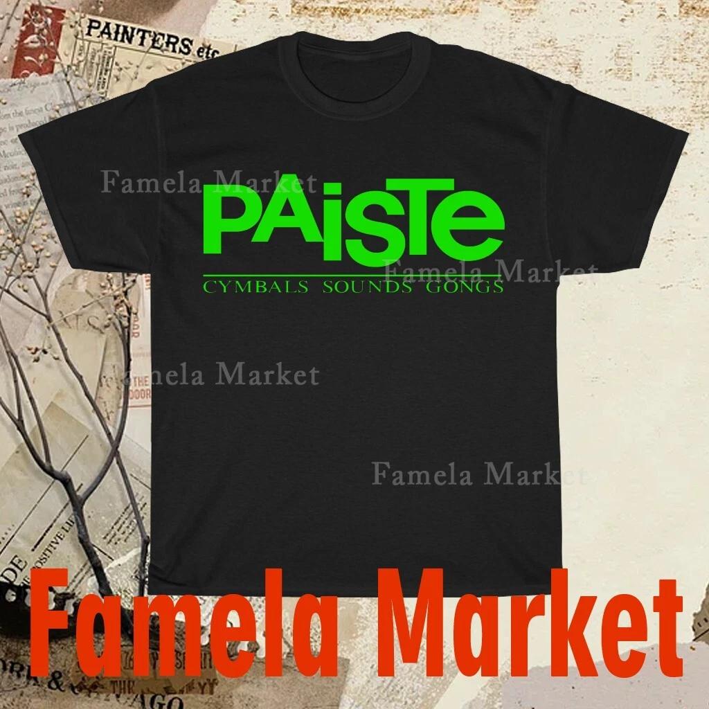 Paiste Cymbals Логотип Футболка Футболка Funny Американский Размер S - 5XL Футболка