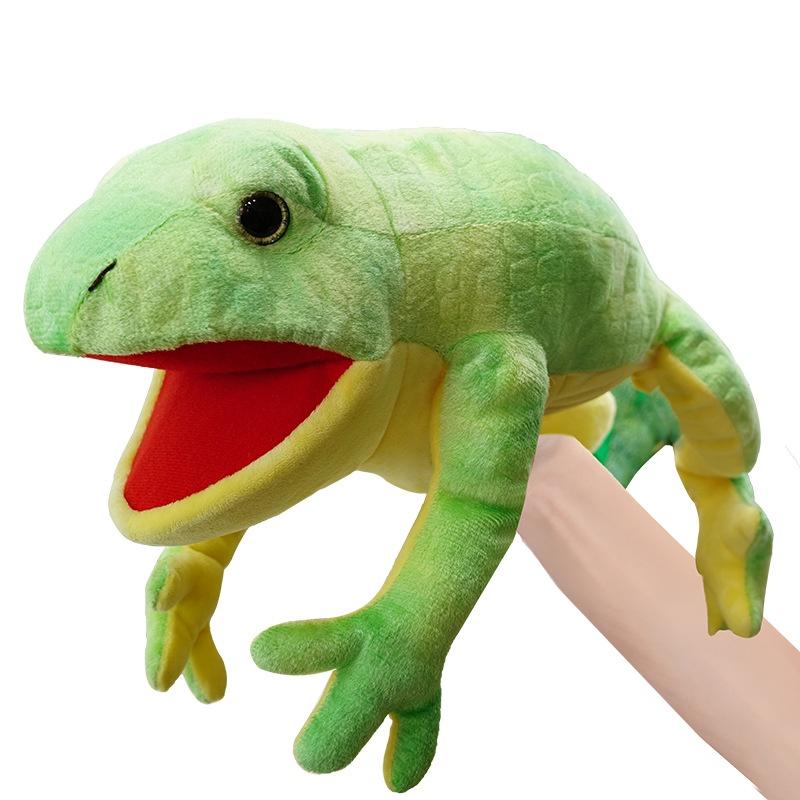 Adorable Lizard Puppet Plush Toy Soft Reptile Stuffed Animal For Kids Customizable Picture Design Short Plush 50cm Height