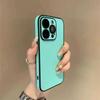 Роскошный кожаный разноцветный силиконовый чехол для телефона для iPhone 17 16 15 14 13 12 11 Pro Max Мягкий бампер Матовый ударопрочный простой чехол
