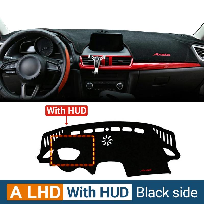 Чехол на приборную панель автомобиля, защитный козырек от солнца, анти-УФ-ковры, нескользящие коврики, аксессуары для Mazda 3 BM 2014 2015 2016 2017 2018