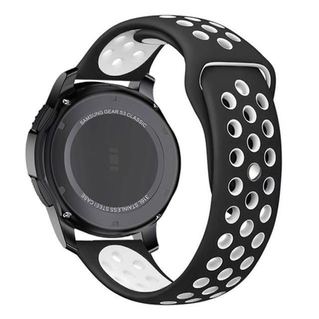 Двухцветный силиконовый ремешок 18 мм 22 мм 20 мм для Oneplus Watch 3 43 мм 46 мм/Lite/2R Дышащий браслет для OPPO Watch S/X2 mini