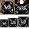 Square Flannelette Tarot Altar Cloth Board Game Pad Astrological Oracles Pad Table Cover Card Mat Divinations Tablecloth