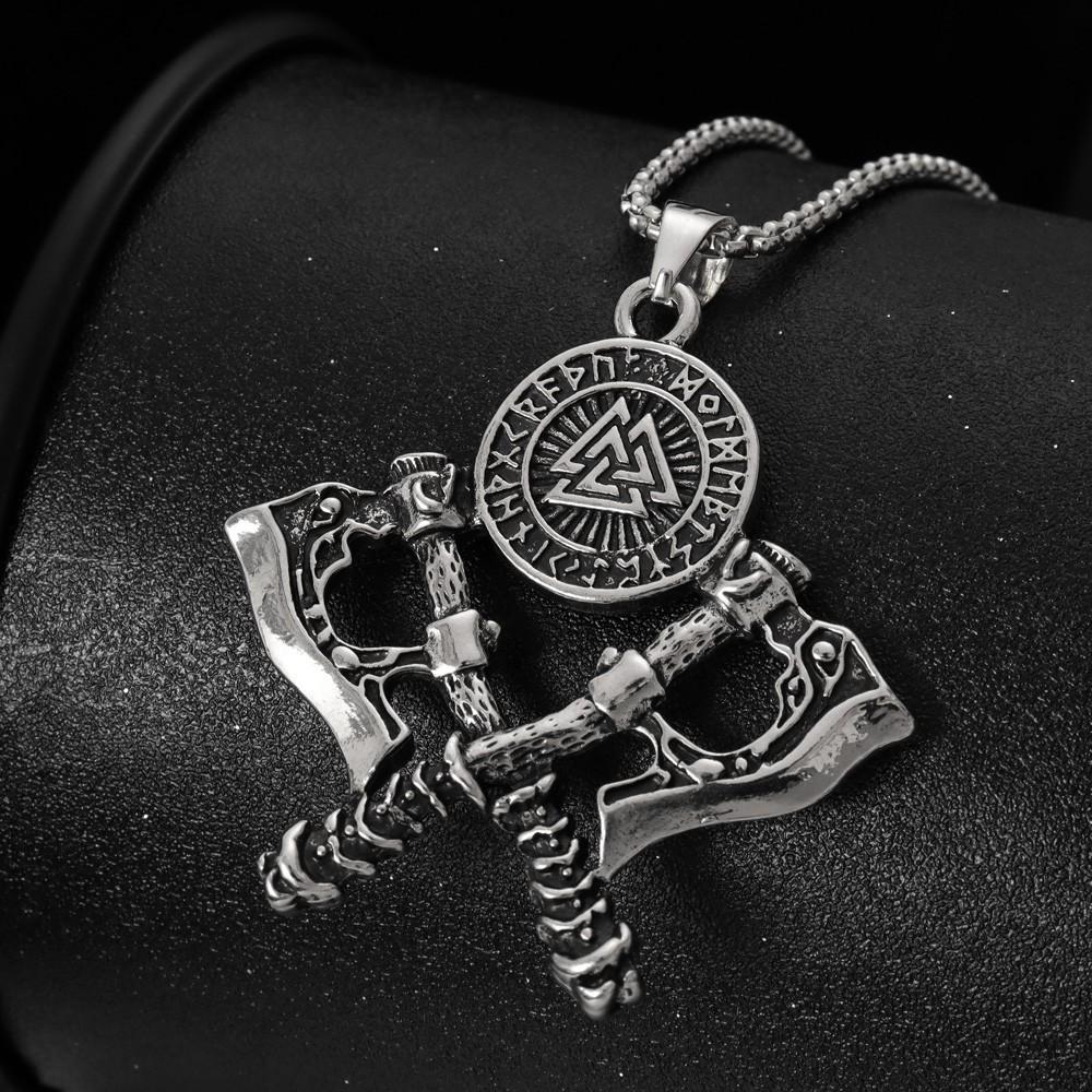 Retro Axe Men's Pendant Necklace
