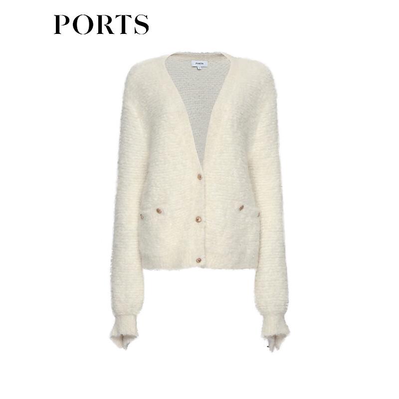 Ports Женский кардиган средней длины из трикотажа с длинным рукавом