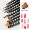 10pcs Kolinsky Hair Nail Art Set Acrylic Liner Painting Nail Gradient Pen UV Gel Lace Ombre Design Drawing Flowers Manicure