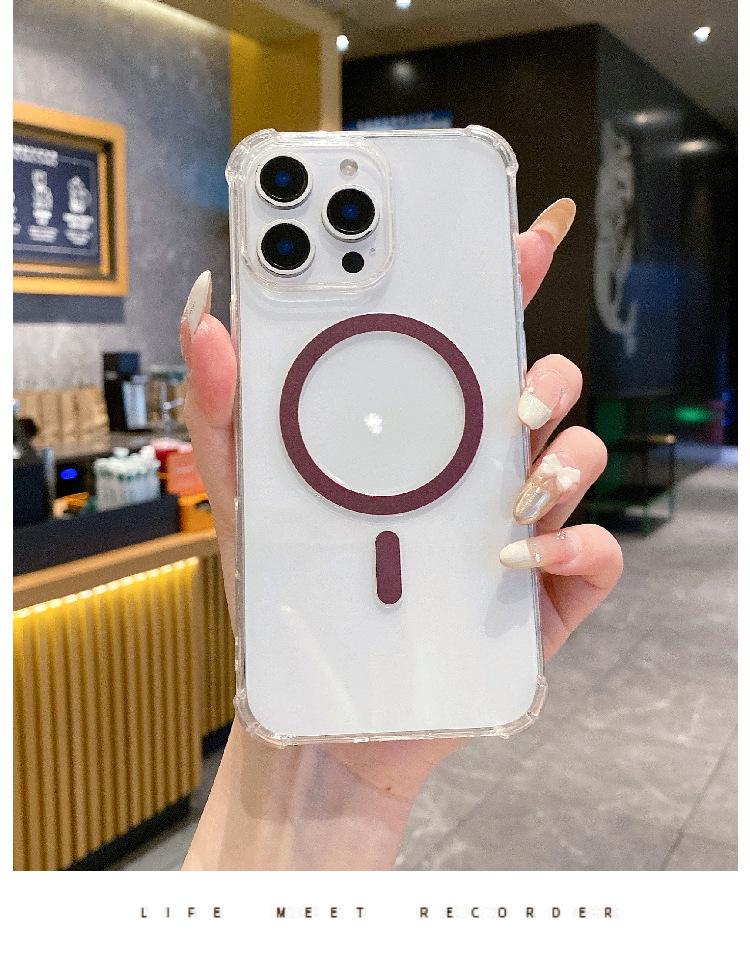 Нежелтеющая магнитная вращающаяся подставка для чехла iPhone 17 Air/16 Pro Max/15/14