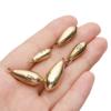 5pcs Split Line Sinkers Additional Weight Sinker Hook Connector Brass Fishing Lead fall