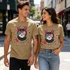 Vintage Skull Coffee Graphic T Shirt Unisex Cotton Short Sleeve Tee Cool Skeleton Lover Casual Street Tops