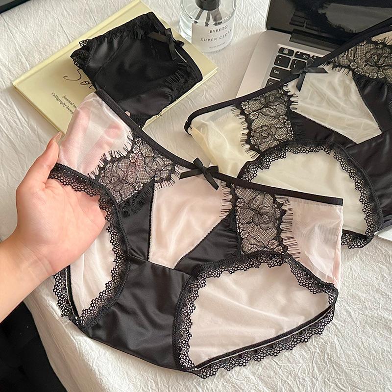 Женское новое высококачественное атласное кружевное нижнее белье Pure Desire с низкой талией и подъемом бедер