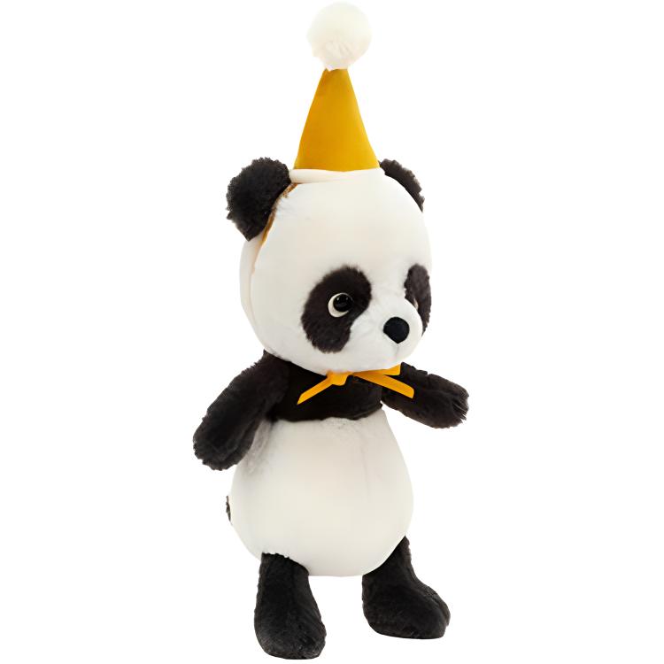 Jellycat Серия Нарядов Животное Джоли Поп Панда Успокаивающая Черно-Белая Кукла Плюшевая Кукла Высота 20 см
