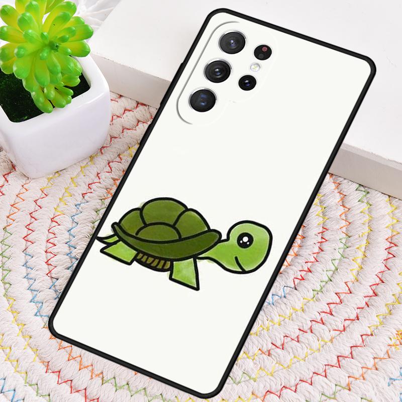 Мультяшный чехол-черепаха для Samsung Galaxy note 10 pro S26 Ultra S23 S24 FE S25 S21 S22 PLUS ударопрочный