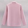 Girls' Fashionable Thickened Turtleneck Shirt - Perfect for Autumn and Winter