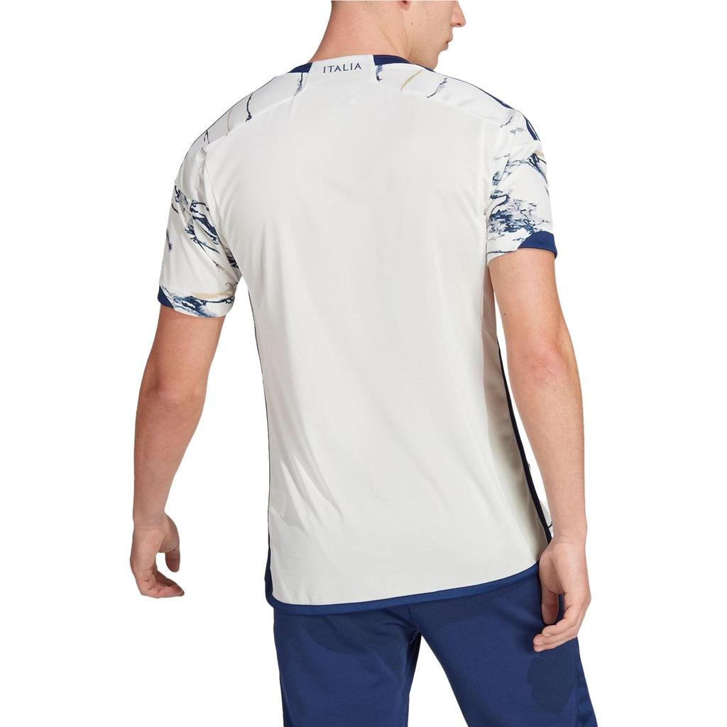 Adidas Футбольный трикотаж с круглым вырезом и коротким рукавом с логотипом, сезон 23/24, мужской футбольный трикотаж бежевого цвета HS9896