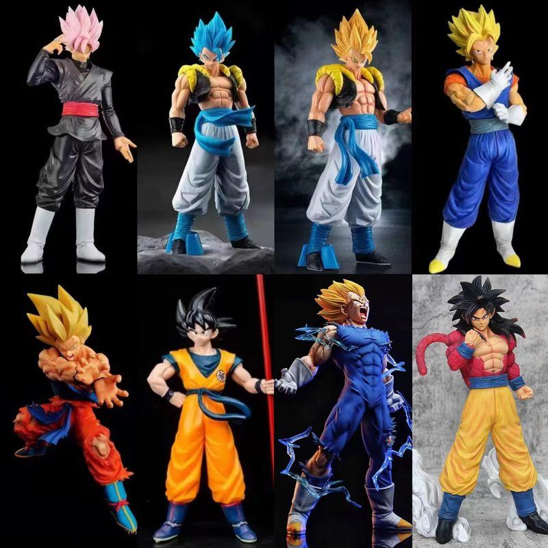 Аниме Dragon Ball Z Супер Сайян Синий Гогета ПВХ Фигурки Действия Статуя Настольное Украшение Модель Игрушки Подарки на День Рождения Коллекционные
