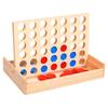 VidaXL Four-in-a-row Game 24x15x4 Cm Solid Wood