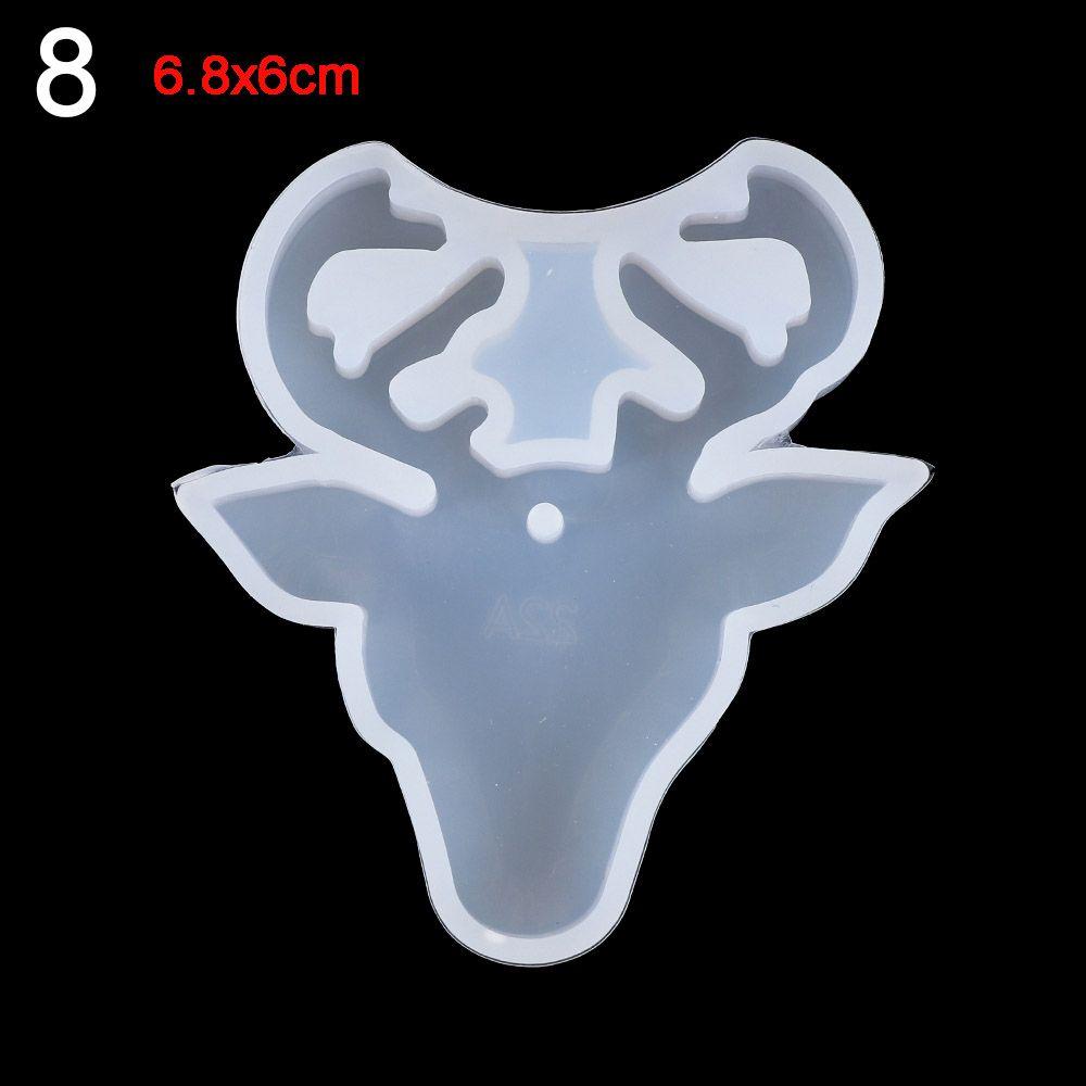 DIY Домашнее украшение Ремесла Снежинки Смолы Формы Силиконовый Подвеска Рождественский Подарок Эпоксидная Смола Форма